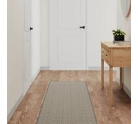 vidaXL Tappeto Corsia Aspetto Sisal Tortora 50x150 cm