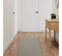 vidaXL Tappeto Corsia Aspetto Sisal Tortora 50x250 cm