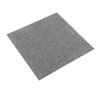 vidaXL Tappeto da 20 pezzi, grigio 50 x 50 cm, 100% polipropilene, piastrelle in moquette moderne, pavimenti interni durevoli, modulari antiscivolo, decorazione di camere con motivi, facile