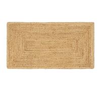 vidaXL Tappeto da Area Beige 60 x 110 cm Juta