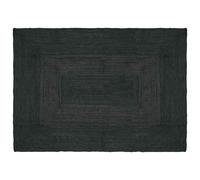 vidaXL Tappeto da Area Grigio Scuro 120 x 170 cm Juta