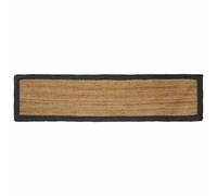 Tappeto da Area Grigio Scuro 60 x 200 cm Juta