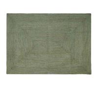 vidaXL Tappeto rettangolare verde oliva 160 x 230 cm, in iuta, fatto a mano, moderno, morbido, per soggiorno, decorazione durevole per la casa