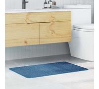 vidaXL Tappeto da bagno Blu 60 x 90 cm Polipropilene