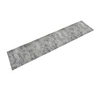 vidaXL Tappeto da Cucina Lavabile Beton 60x300 cm Velluto