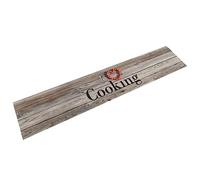 vidaXL Tappeto da Cucina Lavabile Grigio Cucinare 60x300 cm Velluto