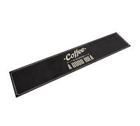 vidaXL Tappeto da Cucina Lavabile Testo Caffè 60x300 cm in Velluto