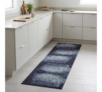vidaXL Tappeto da Cucina Tenda blu 150 x 45 cm 100% Poliammide