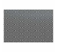vidaXL Tappeto da Esterni ARAKIL Bianco e Nero 190x290 cm in PP