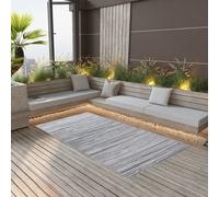 vidaXL Tappeto da Esterni ARAKIL Grigio 190x290 cm in PP