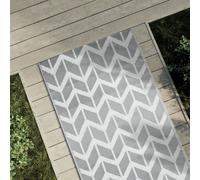 vidaXL Tappeto da Esterni ARAKIL Grigio 80x150 cm in PP