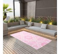 vidaXL Tappeto da Esterni ARAKIL Rosa 120x180 cm in PP