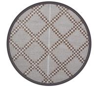 vidaXL Tappeto da Esterni Marrone Ø120 cm in PP, Tappeto, Tappeto per Esterni, Tappeto da Giardino, Tappeto Lavabile, Tappeto da Patio