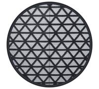 vidaXL Tappeto da Esterni Nero Ø160 cm in PP, Tappeto, Tappeto per Esterni, Tappeto da Giardino, Tappeto Lavabile, Tappeto da Patio