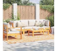 vidaXL Tappeto da esterno 'ARAKIL'Arancio e Bianco 300x400 cm PP