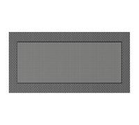 vidaXL Tappeto da Esterno 'ARAKIL'Nero e Grigio 300x500 cm PP