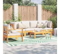 vidaXL Coperta da Esterno ARAKIL di Verde Poliestere 300 x 400 cm Motivo