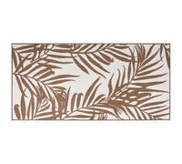 vidaXL Tappeto da Esterno Marrone e Bianco 80x150 cm Reversibile