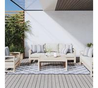 vidaXL Tappeto da Esterno Navy e Bianco 80x250 cm Design Reversibile