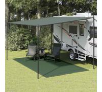 vidaXL Tappeto da Tenda 200x400 cm Verde Scuro