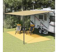vidaXL Tappeto da Tenda 250x500 cm Beige