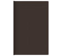 vidaXL Tappeto da Tenda 400x400 cm Marrone