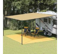 vidaXL Tappeto da Tenda 400x500 cm Beige