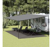 vidaXL Tappeto da Tenda 400x700 cm Antracite