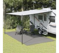 vidaXL Tappeto da Tenda Antracite 6x3 m, Tappetino da Campeggio, Tappeto da Campeggio per Esterni, Tappetino Antiscivolo