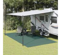vidaXL Tappeto da Tenda Verde 6x3 m, Tappetino da Campeggio, Tappeto da Campeggio per Esterni, Tappetino Antiscivolo