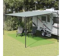 vidaXL Tappeto da Tenda Verde Chiaro 250x500 cm HDPE