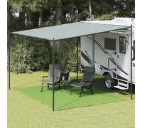 vidaXL Tappeto da Tenda Verde Chiaro 300x400 cm HDPE, Tappeto, Tappeto da Campeggio, Tappeto da Patio, Tappeto da Esterno, Tappetino, tappeti
