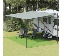 vidaXL Tappeto da Tenda Verde Chiaro 300x600 cm HDPE