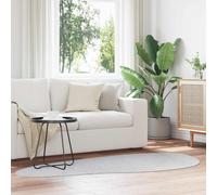vidaXL Tappeto Grigio 100 x 200 cm Poliestere