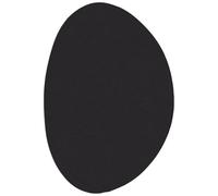 vidaXL Tappeto Huarte a Pelo Corto, Lavabile, Nero, Ovale 140 x 200 cm. Perfetto per Soggiorno, Camera da Letto e Sala da Pranzo. Aggiunge Un Tocco Moderno, Copre Bene i Pavimenti Interni e Fa Bel