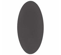 vidaXL Tappeto Circolare Moderno Antracite 80 X 150 cm Morbido Resistente alle Macchie Interno Antiscivolo Texture Ideale per Soggiorno e Camera da Letto Elegante Decorazione della Casa Rotondo