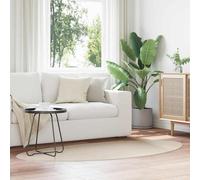 vidaXL Tappeto HUARTE Beige 100 x 200 cm Poliestere