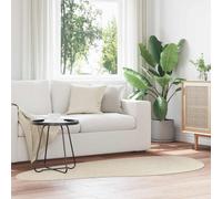 vidaXL Tappeto HUARTE Beige 100 x 200 cm Poliestere