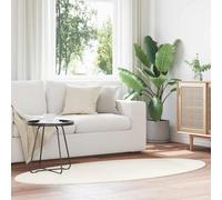 vidaXL Tappeto HUARTE Crema 120 x 170 cm Poliestere