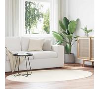 vidaXL Tappeto HUARTE Crema 140 x 200 cm Poliestere