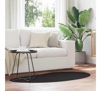 vidaXL Tappeto HUARTE Nero 80 x 150 cm Poliestere