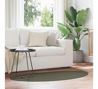 vidaXL Tappeto HUARTE Verde Foresta 80 x 150 cm Poliestere, Tappeto per Soggiorno, Design Moderno, Antiscivolo, Tappeto Decorativo Pieghevole, Morbido per Casa