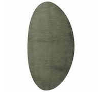 vidaXL Tappeto HUARTE Verde foresta 80 x 150 cm Poliestere | È bella e liscia sotto i piedi, La forma ovale elegante si sposa bene con i vari stili, Basta pulirla a macchia e sei a posto