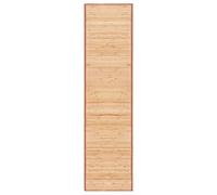 vidaXL Tappeto in bambù Marrone Zerbino Ecologico Stuoia Casa Corsia Passatoia