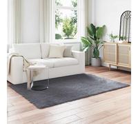vidaXL Tappeto in finta TAFALLA Antracite 140 x 200 cm Poliestere