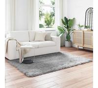 vidaXL Tappeto in finta TAFALLA Grigio 120 x 170 cm Poliestere