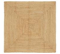 vidaXL Tappeto in iuta per un look chic e rustico, perfetto per il soggiorno o l'ingresso, realizzato in fibre naturali, durevole ed ecologico