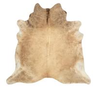 vidaXL Tappeto in Pelliccia Naturale Soffice Caldo Moderno Elegante Intimo Copridivano Passatoia in Vera Pelle Bovina 150x170 cm Beige
