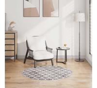 vidaXL Tappeto Lavabile φ120 cm Multicolore