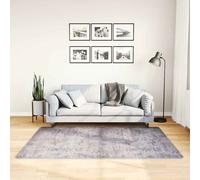 vidaXL Tappeto Lavabile 120x180 cm Grigio Antiscivolo